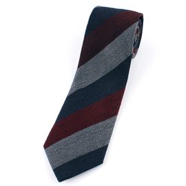 [MAESIO] KSK2645 Wool Silk Striped Necktie 8cm _ Men's Ties Formal Business, Ties for Men, Prom Wedding Party, All Made in Korea
